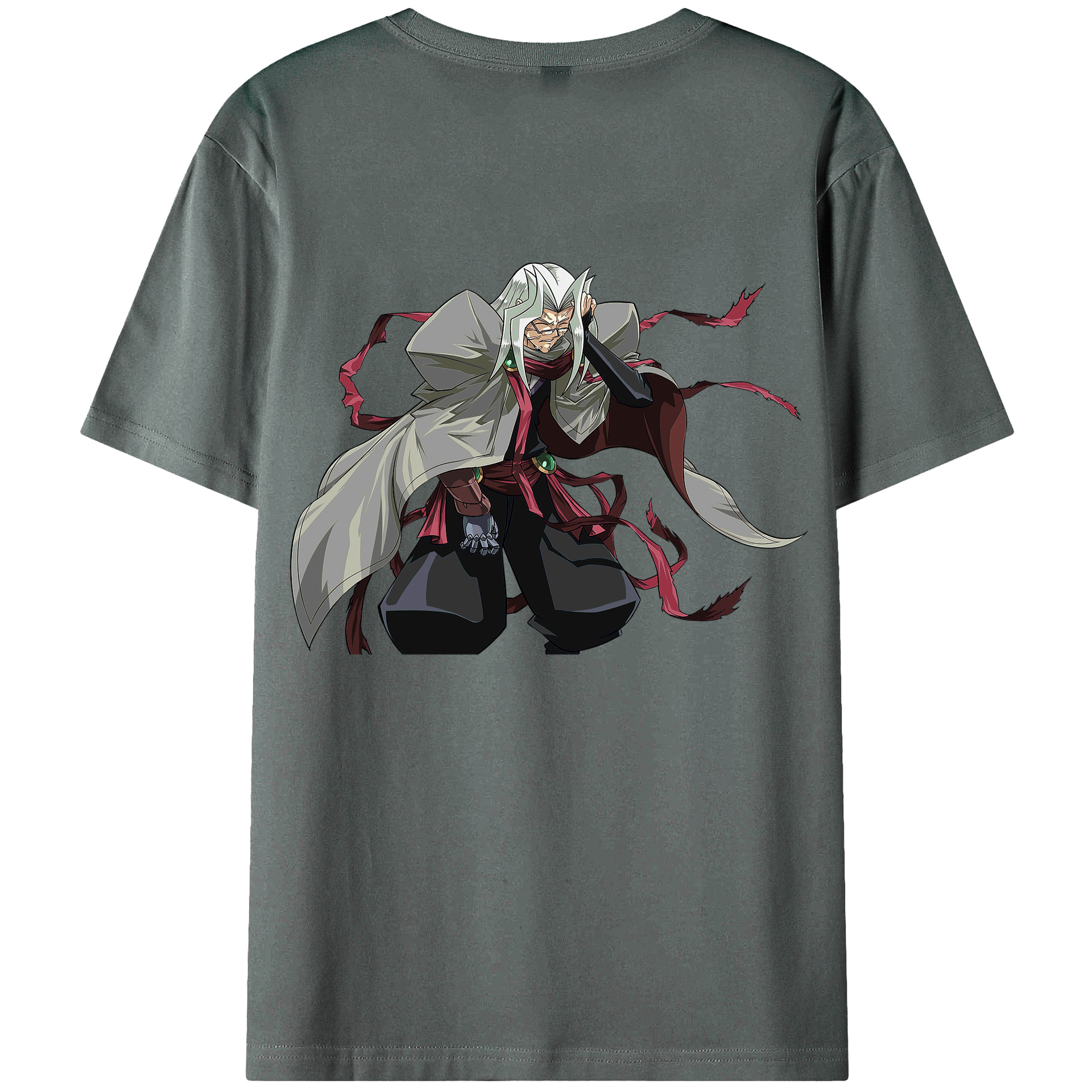 （画像用） 遊☆戯☆王 Yu-Gi-Oh! 綿100％ メンズ半袖Tシャツ（バックプリント） 通気性